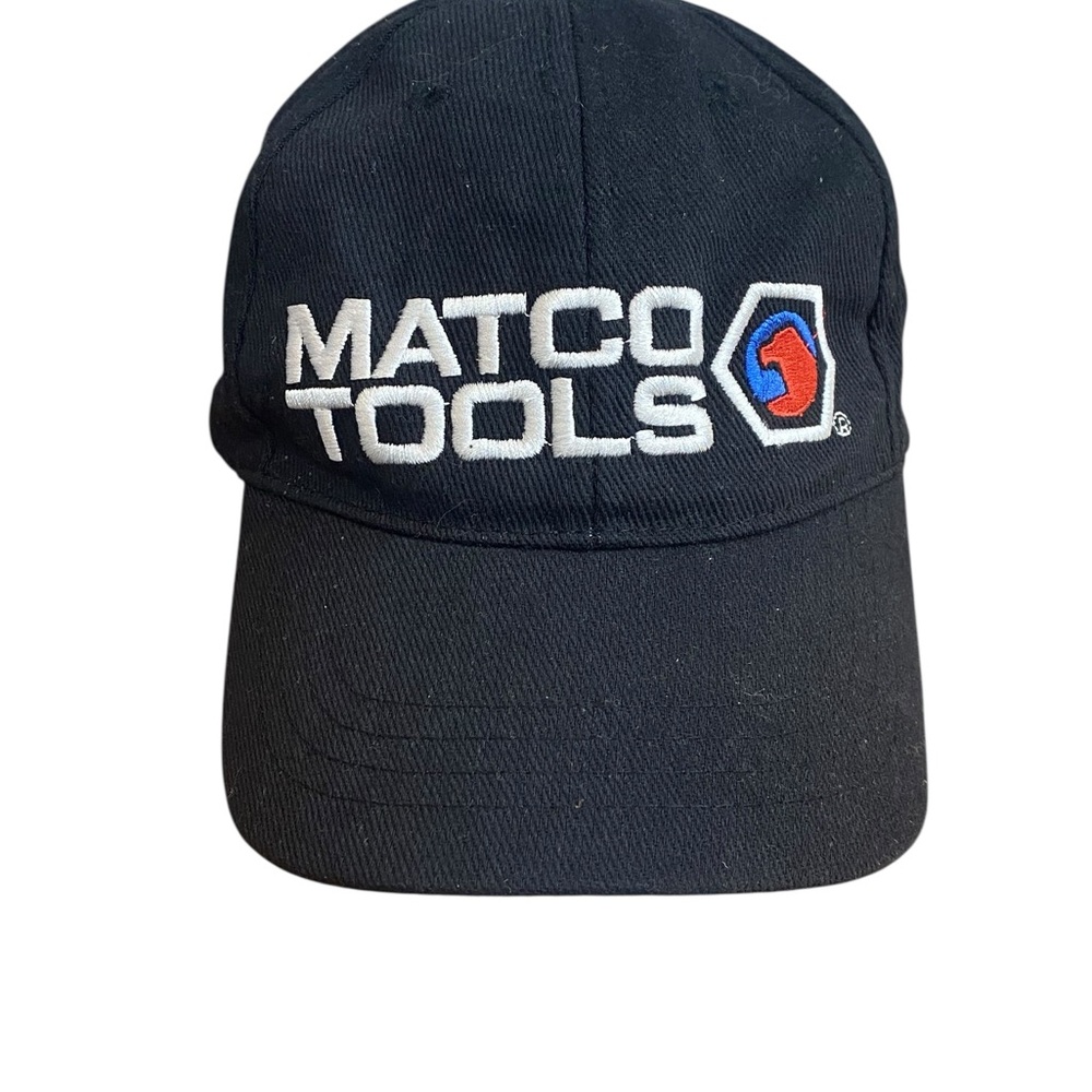Vintage MATCO TOOLS Black Embroidered Logo Baseball Cap/ Hat One Size